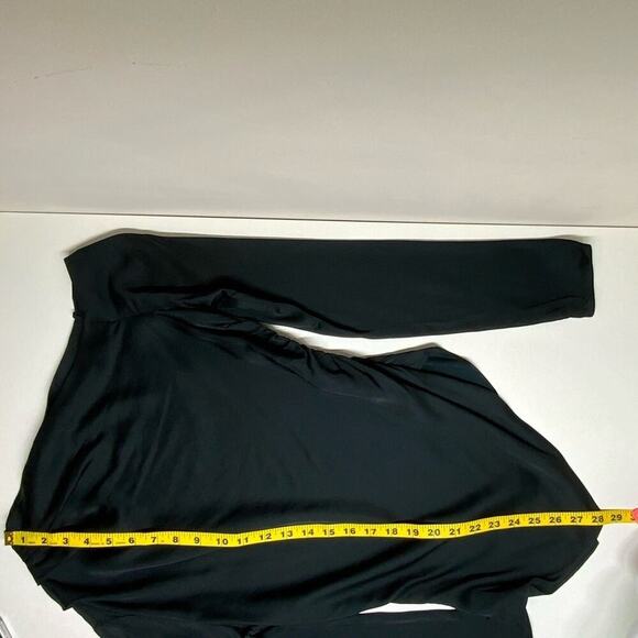 NWT | A.L.C | Jaime One Shoulder Asymmetrical Top | Black | Size 6 - Picture 13 of 16